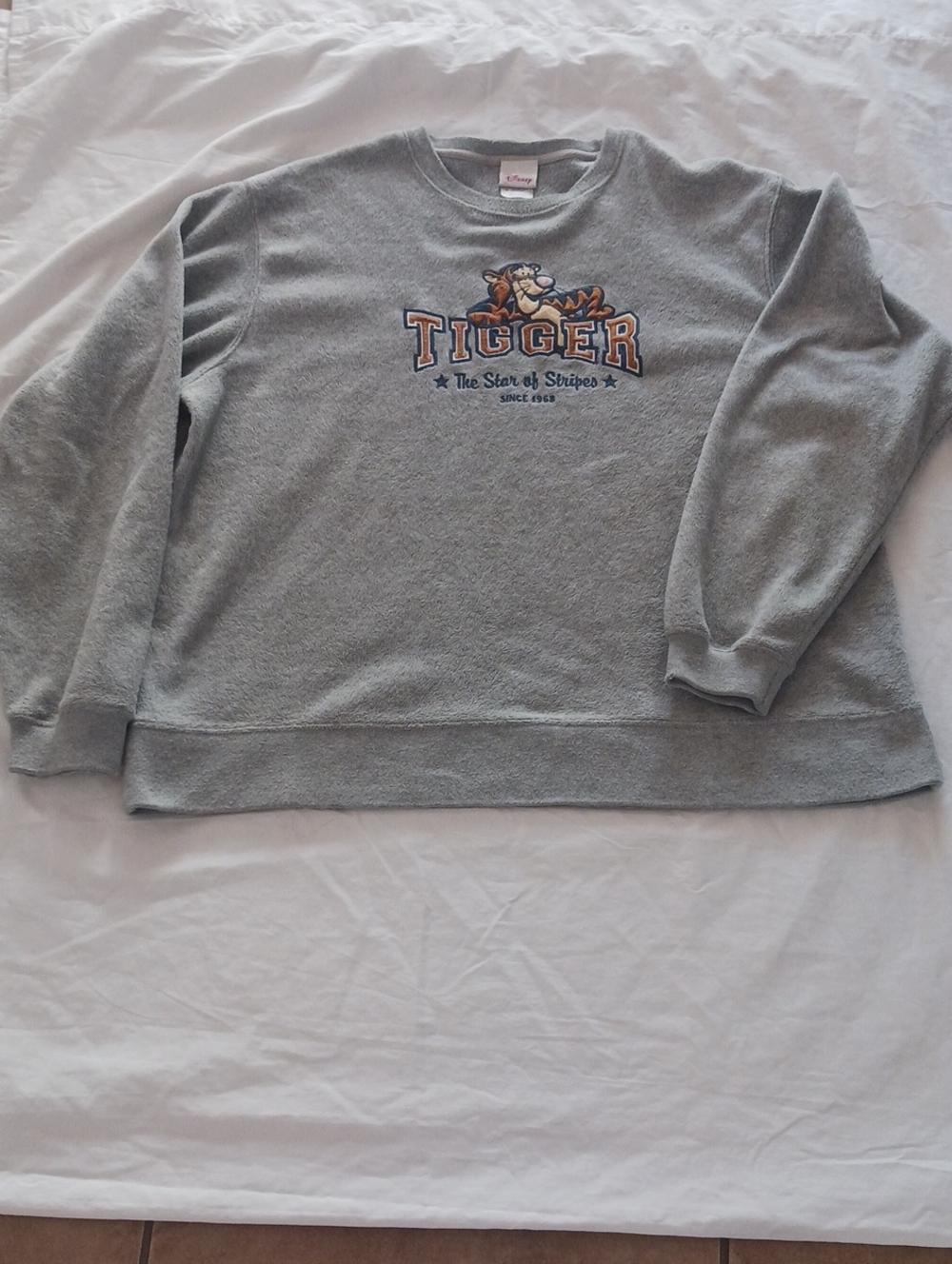 Disney Gray Tigger Crewneck Sweatshirt